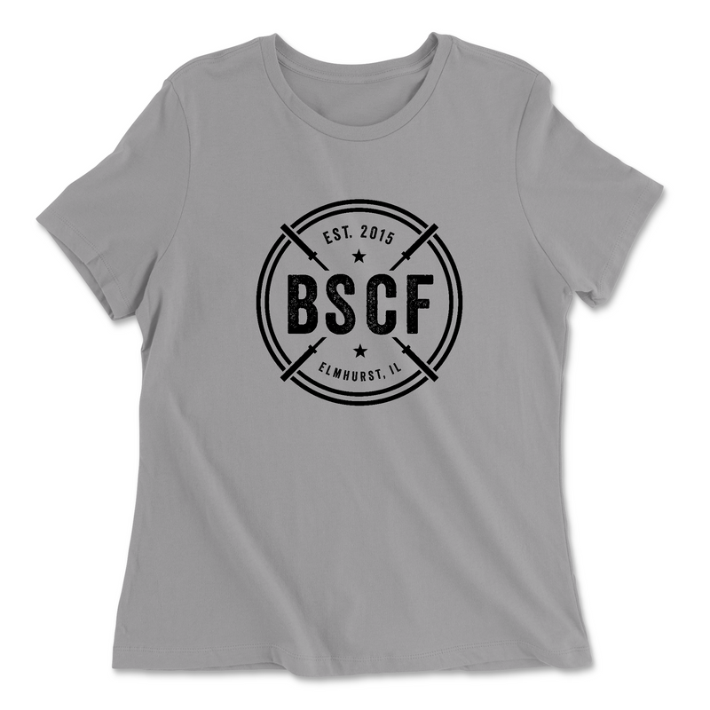 Womens 2X-Large SOLID_ATHLETIC_GREY Relaxed Jersey T-Shirt
