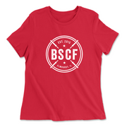 Womens 2X-Large RED Relaxed Jersey T-Shirt