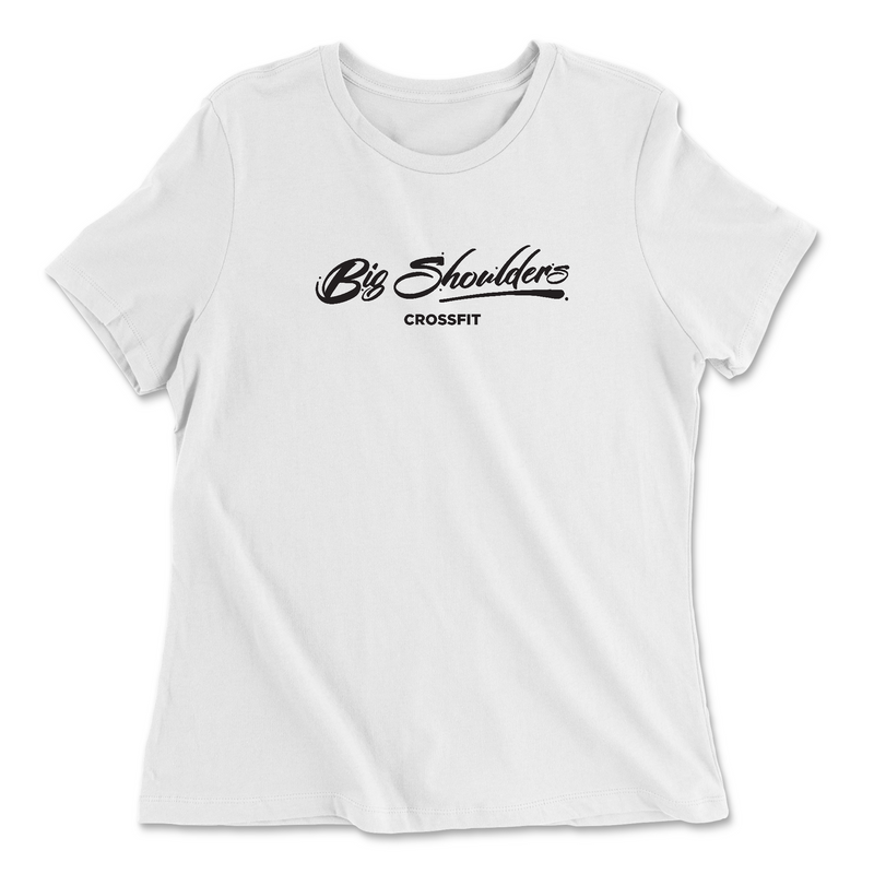 Womens 2X-Large WHITE Relaxed Jersey T-Shirt