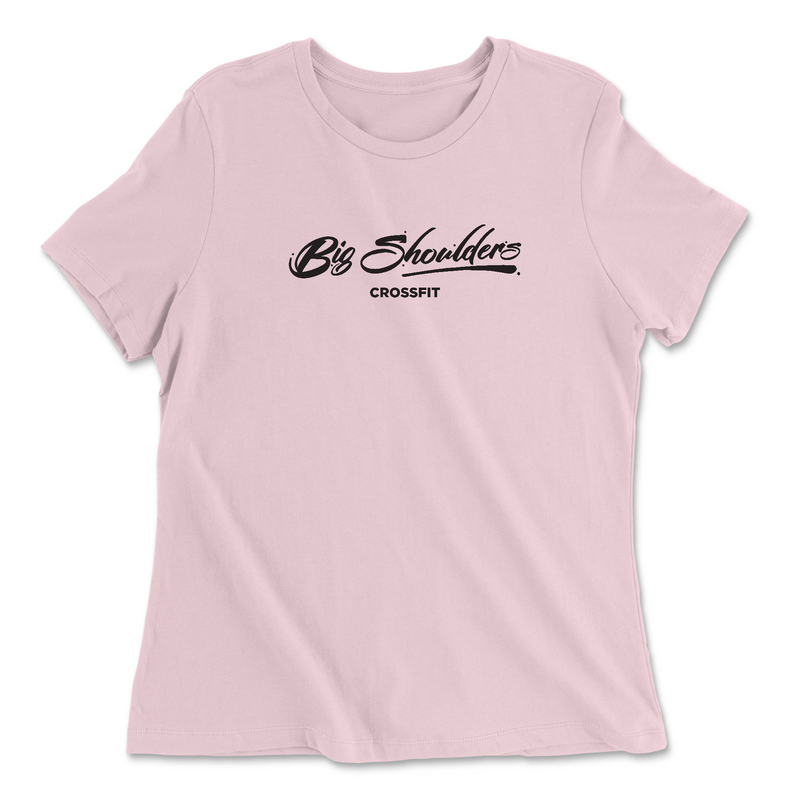 Womens 2X-Large PINK Relaxed Jersey T-Shirt