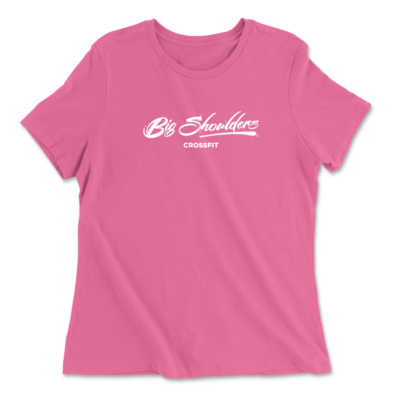 Womens 2X-Large CHARITY_PINK Relaxed Jersey T-Shirt