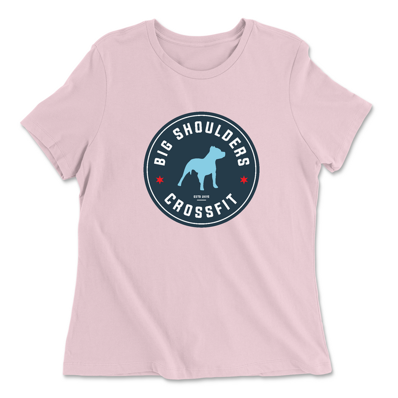 Womens 2X-Large PINK Relaxed Jersey T-Shirt