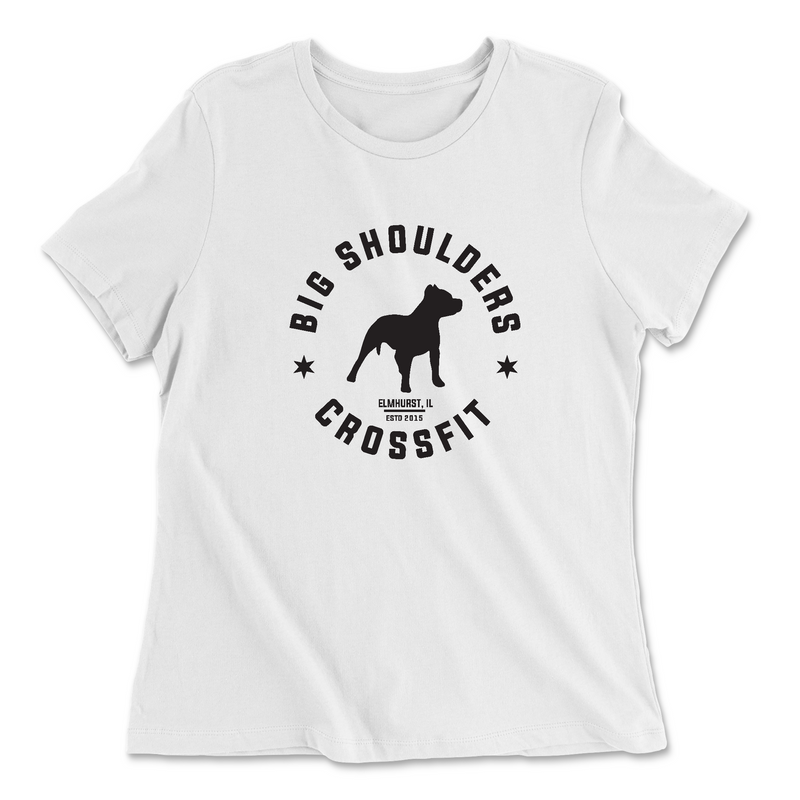 Womens 2X-Large WHITE Relaxed Jersey T-Shirt