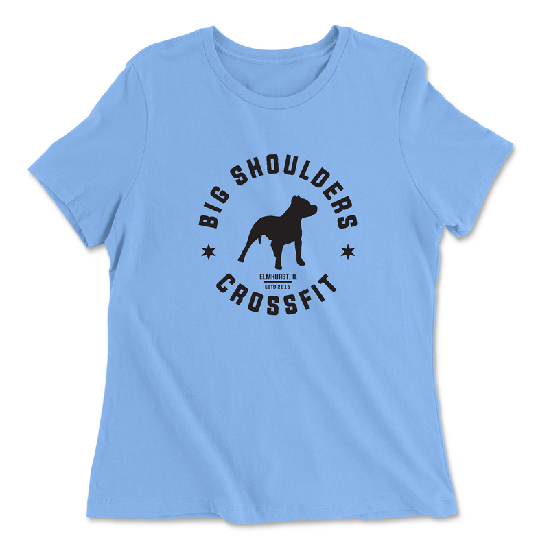 Womens 2X-Large CAROLINA_BLUE Relaxed Jersey T-Shirt