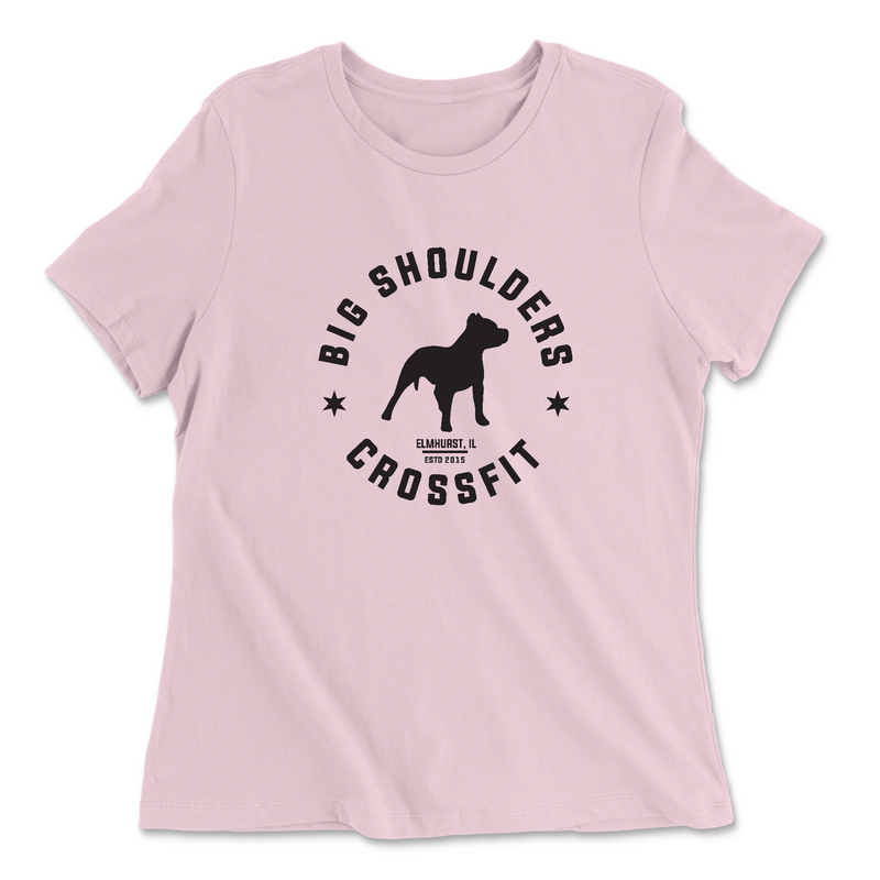 Womens 2X-Large PINK Relaxed Jersey T-Shirt