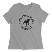 Womens 2X-Large SOLID_ATHLETIC_GREY Relaxed Jersey T-Shirt