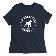 Womens 2X-Large NAVY Relaxed Jersey T-Shirt