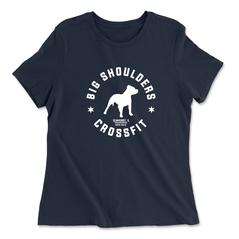 Womens 2X-Large NAVY Relaxed Jersey T-Shirt