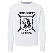 Mens 2X-Large WHITE CrewNeck