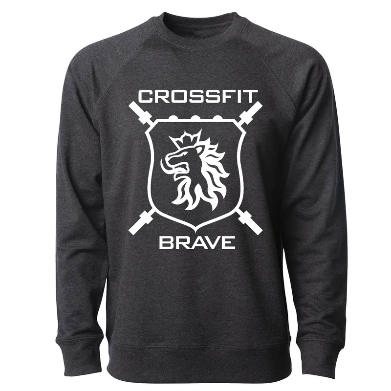 Mens 2X-Large CHARCOAL_HEATHER CrewNeck