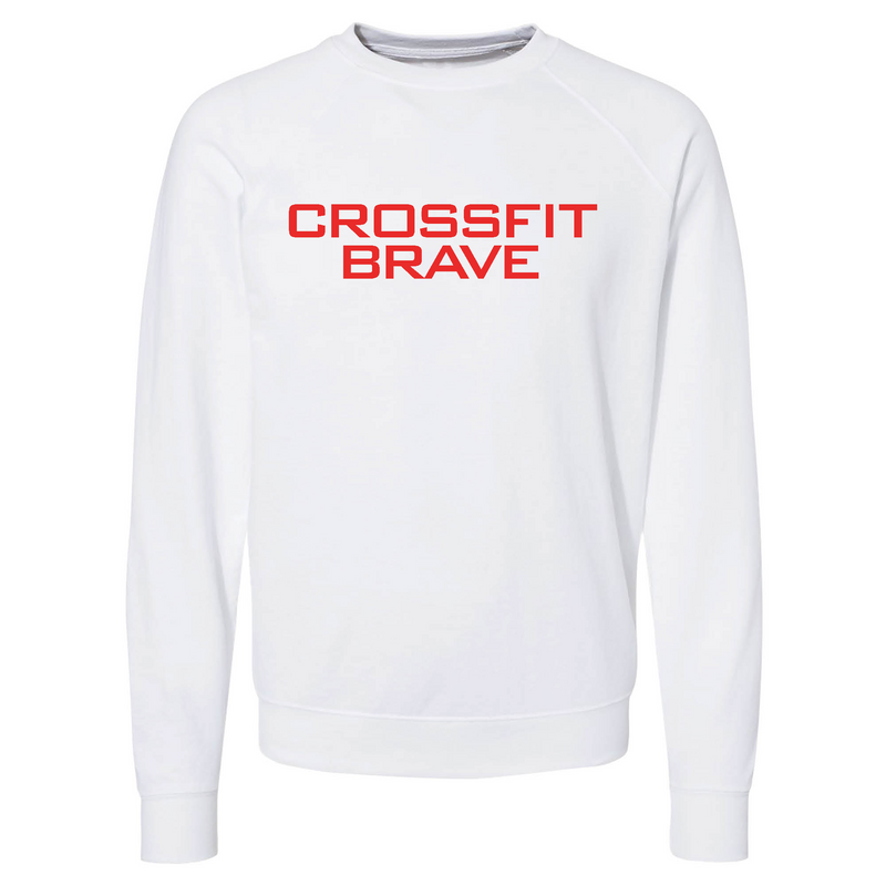 Mens 2X-Large WHITE CrewNeck
