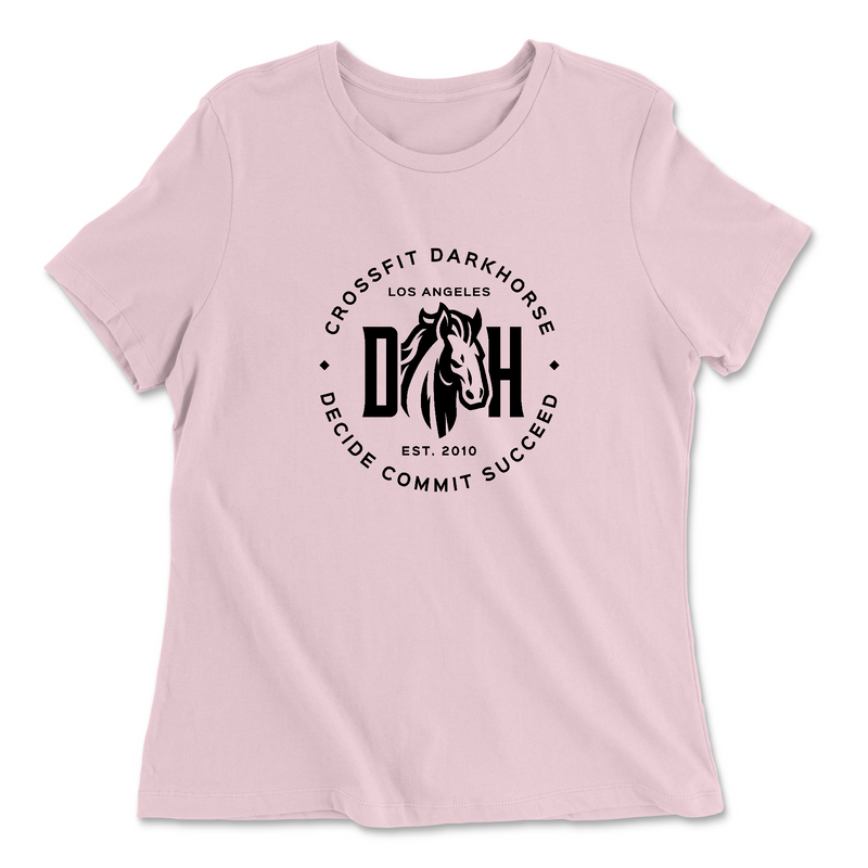 Womens 2X-Large PINK Relaxed Jersey T-Shirt