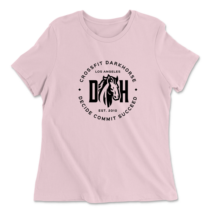 Womens 2X-Large PINK Relaxed Jersey T-Shirt