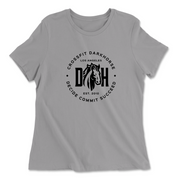Womens 2X-Large SOLID_ATHETIC_GREY Relaxed Jersey T-Shirt