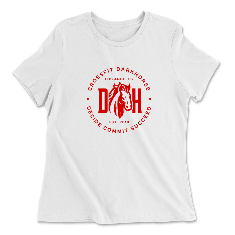 Womens 2X-Large WHITE Relaxed Jersey T-Shirt