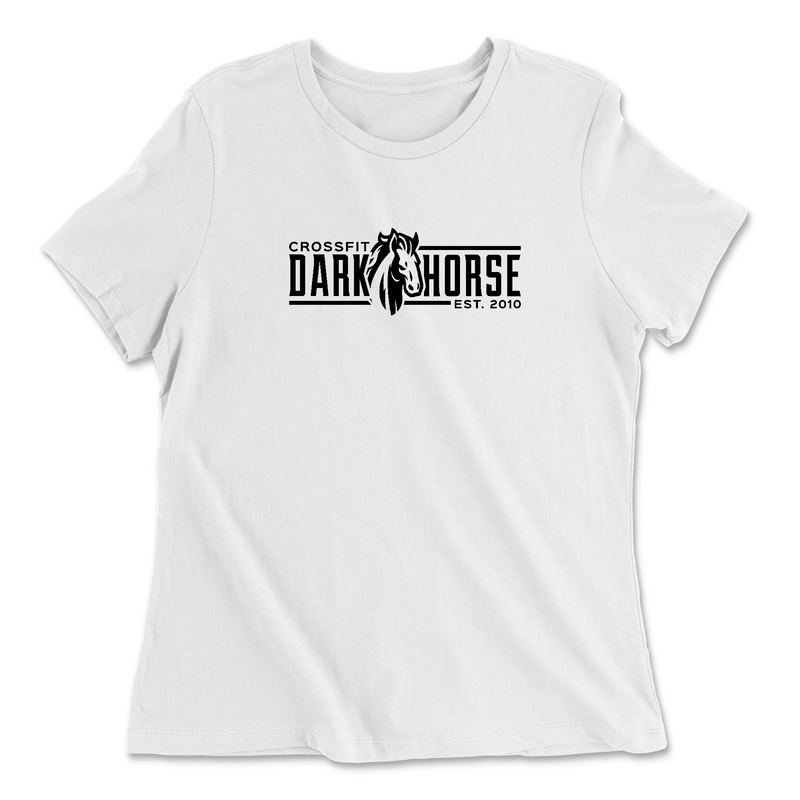 Womens 2X-Large WHITE Relaxed Jersey T-Shirt