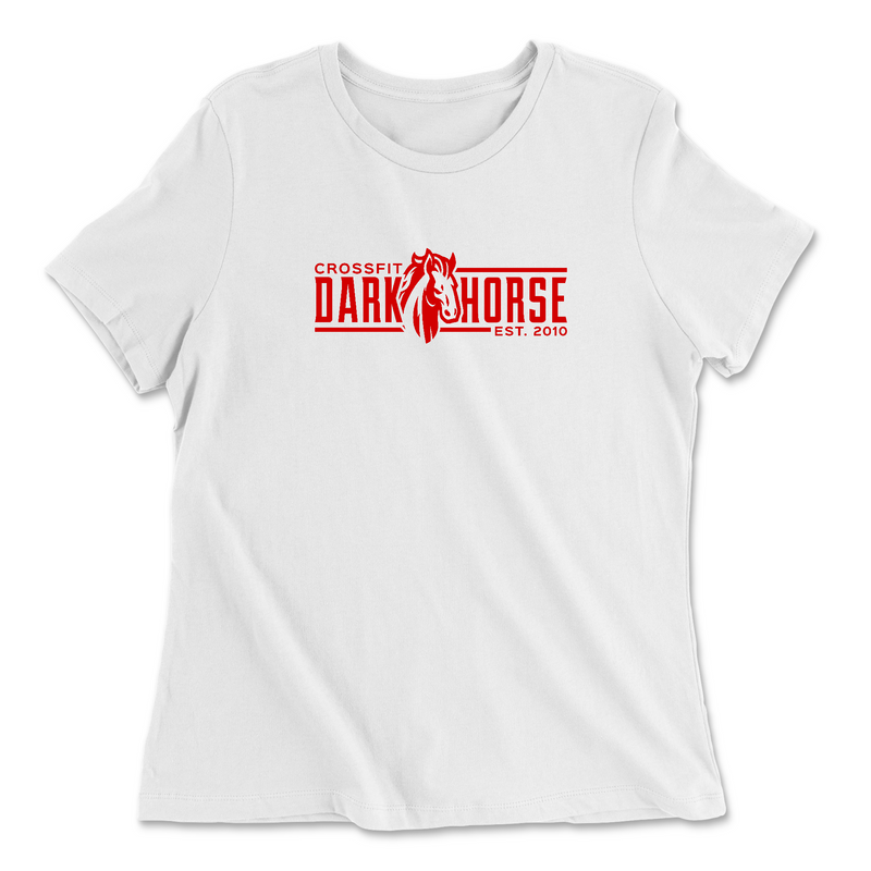 Womens 2X-Large WHITE Relaxed Jersey T-Shirt