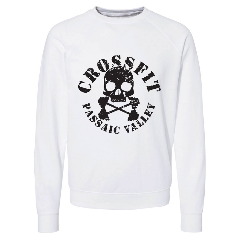 Mens 2X-Large WHITE CrewNeck