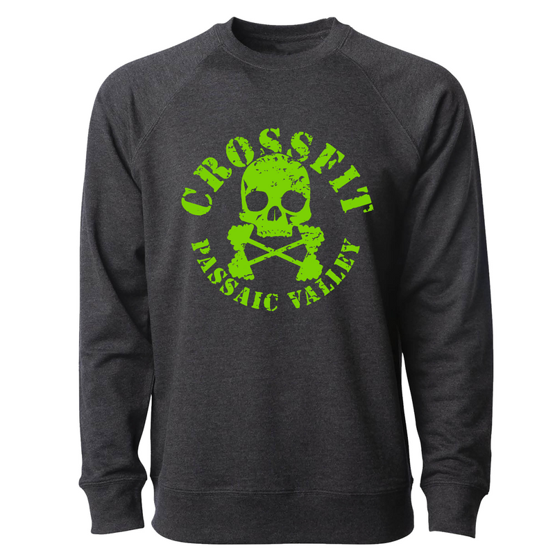 Mens 2X-Large CHARCOAL_HEATHER CrewNeck