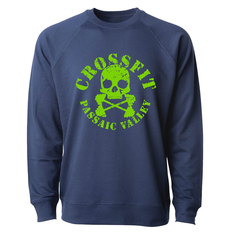 Mens 2X-Large INDIGO CrewNeck