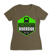 Womens 2X-Large MILITARY_GREEN T-Shirt