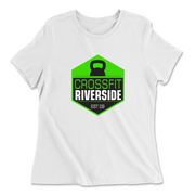 Womens 2X-Large WHITE Relaxed Jersey T-Shirt