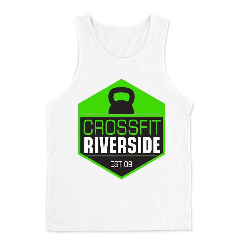 Mens 2X-Large WHITE Tank Top