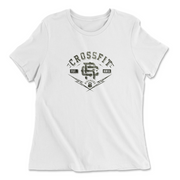 Womens 2X-Large WHITE Relaxed Jersey T-Shirt
