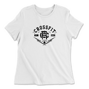 Womens 2X-Large WHITE Relaxed Jersey T-Shirt