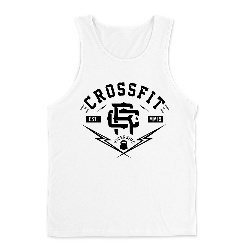 Mens 2X-Large WHITE Tank Top