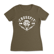 Womens 2X-Large MILITARY_GREEN T-Shirt