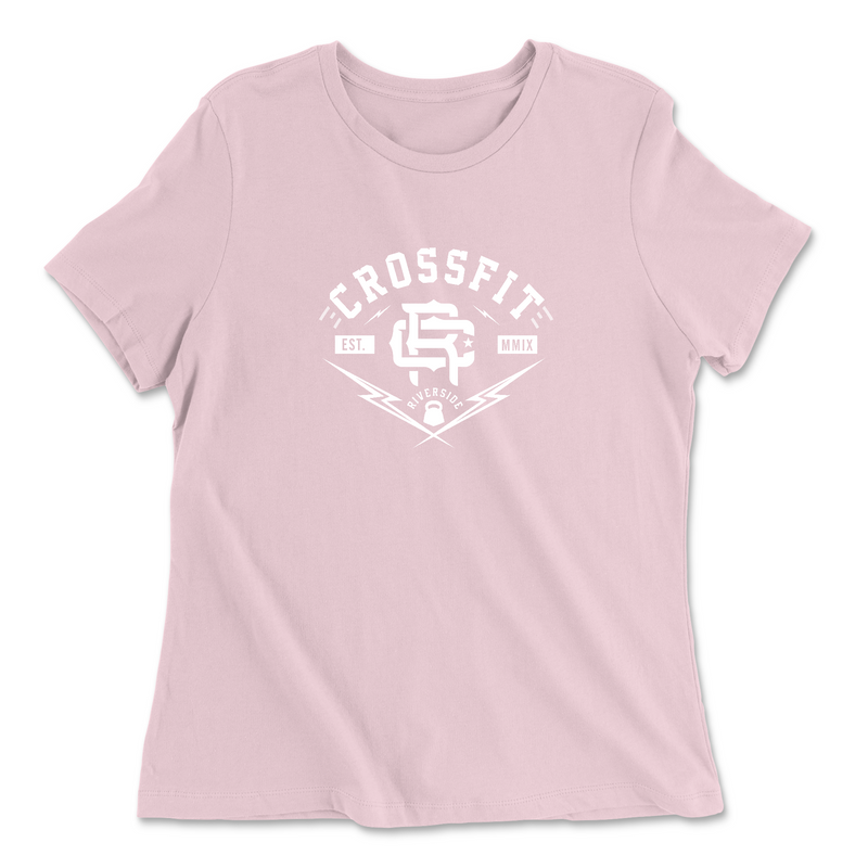 Womens 2X-Large PINK Relaxed Jersey T-Shirt
