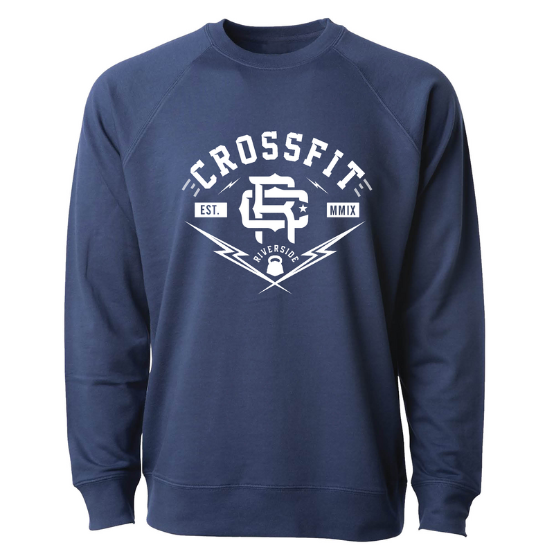 Mens 2X-Large INDIGO CrewNeck