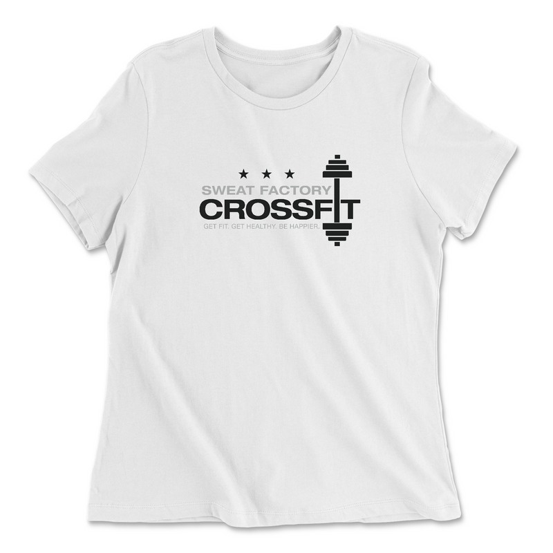 Sweat Factory CrossFit - Barbell Womens - Relaxed Jersey T-Shirt