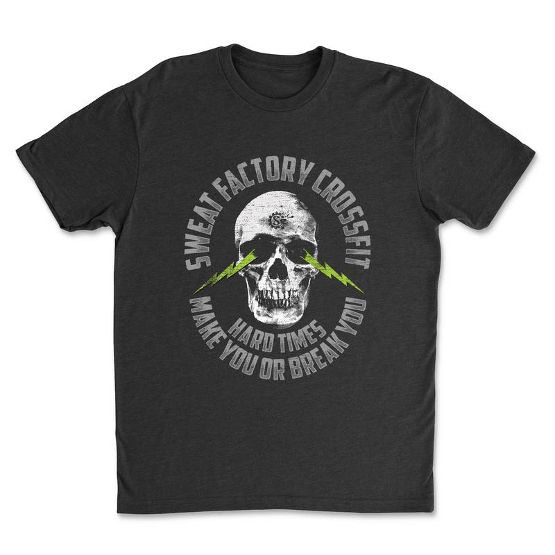Sweat Factory CrossFit - Skull and Lightning Mens - T-Shirt