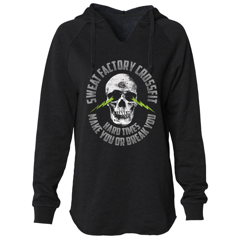 Sweat Factory CrossFit - Skull and Lightning Womens - Hoodie