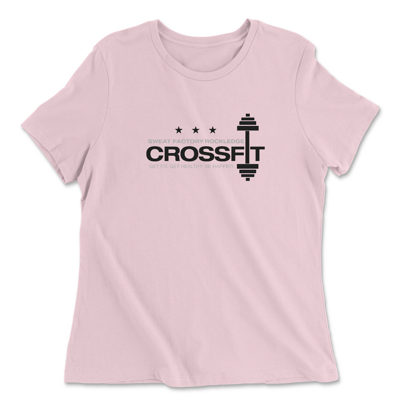 Sweat Factory CrossFit Rockledge Barbell Womens - Relaxed Jersey T-Shirt