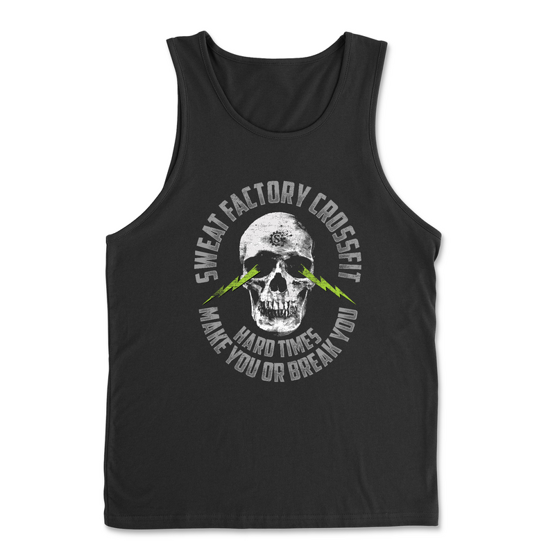 Sweat Factory CrossFit Rockledge Skull and Lightning Mens - Tank Top