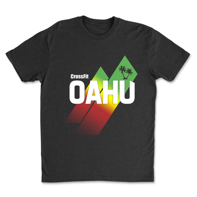 CrossFit Oahu Sunrise Rasta - Mens - T-Shirt