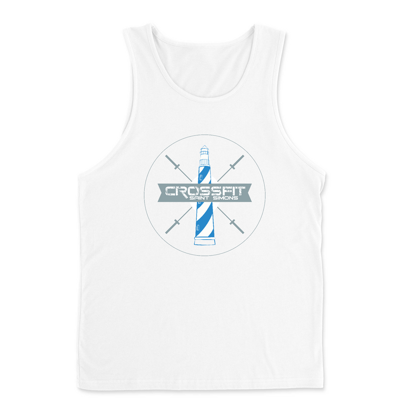 Mens 2X-Large WHITE Tank Top