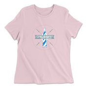 Womens 2X-Large PINK Relaxed Jersey T-Shirt