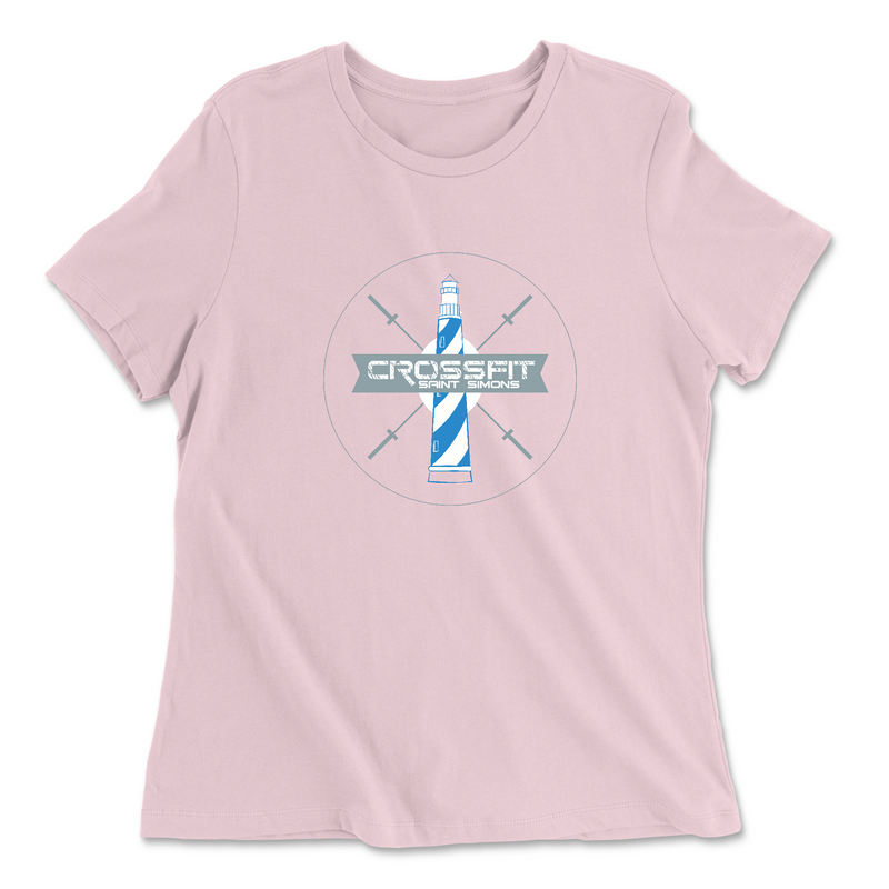 Womens 2X-Large PINK Relaxed Jersey T-Shirt