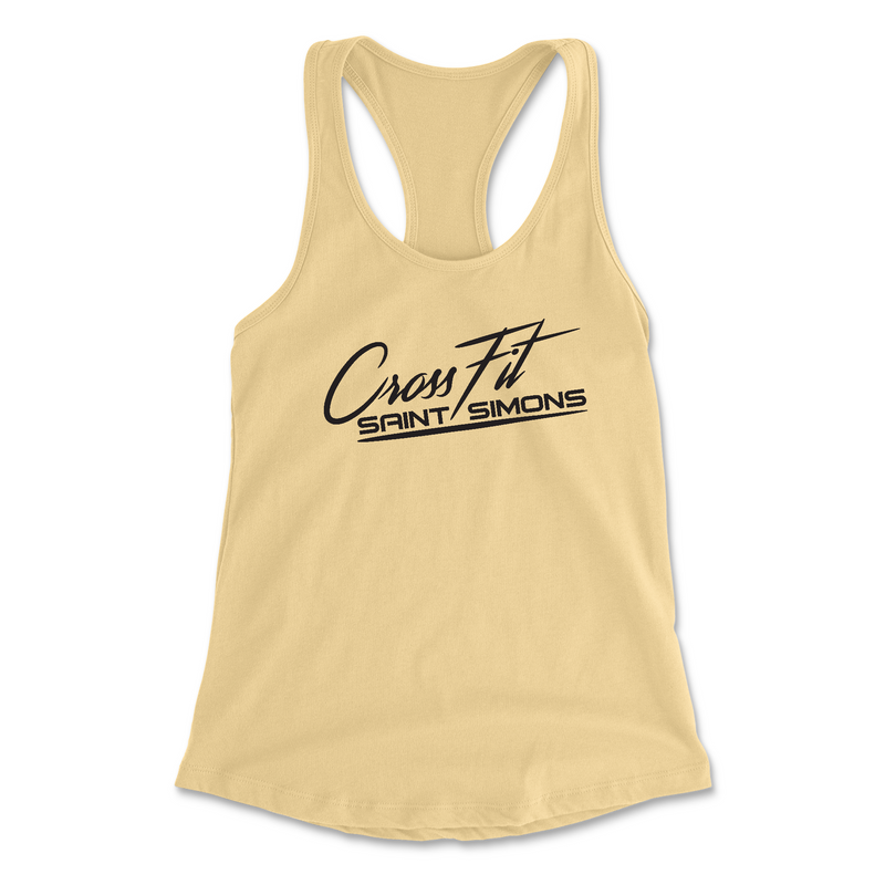 Womens 2X-Large BANANA_CREAM Tank Top