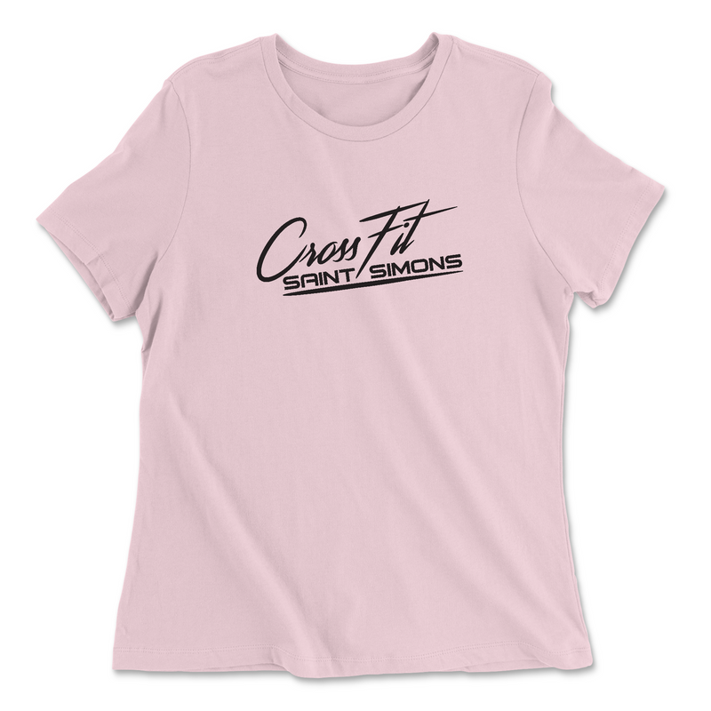 Womens 2X-Large PINK Relaxed Jersey T-Shirt