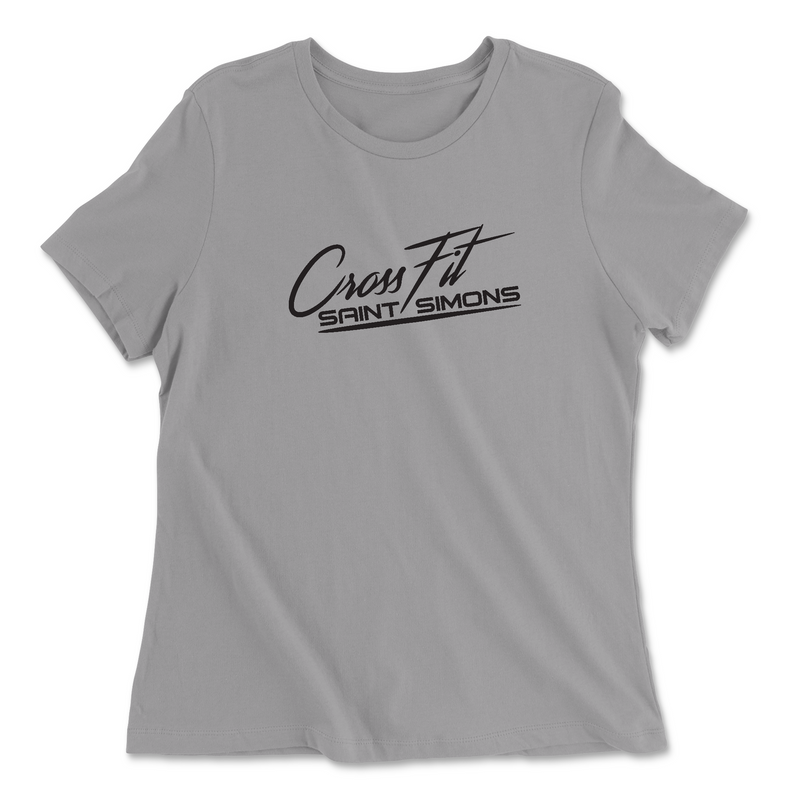 Womens 2X-Large SOLID_ATHETIC_GREY Relaxed Jersey T-Shirt