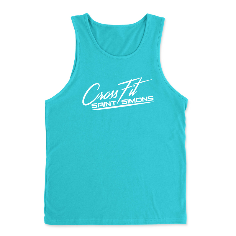 Mens 2X-Large TAHITI_BLUE Tank Top