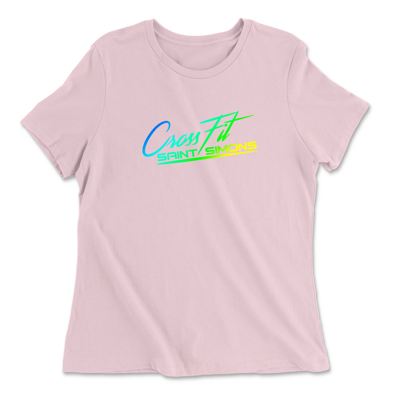 Womens 2X-Large PINK Relaxed Jersey T-Shirt