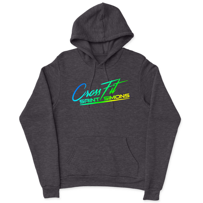 Mens 2X-Large CHARCOAL_HEATHER Hooded T-Shirt