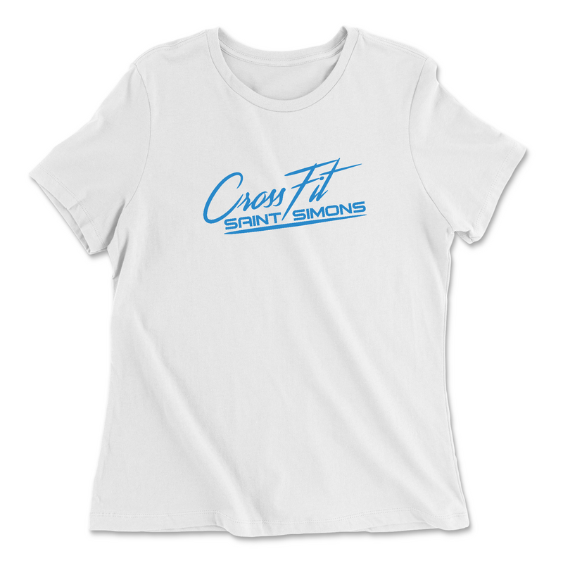Womens 2X-Large WHITE Relaxed Jersey T-Shirt
