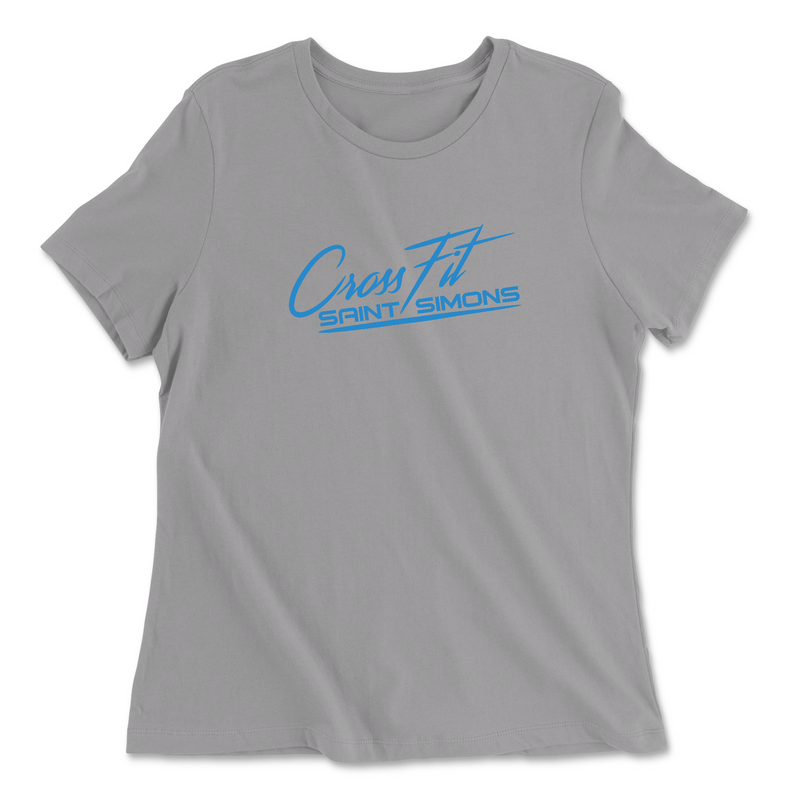 Womens 2X-Large SOLID_ATHETIC_GREY Relaxed Jersey T-Shirt